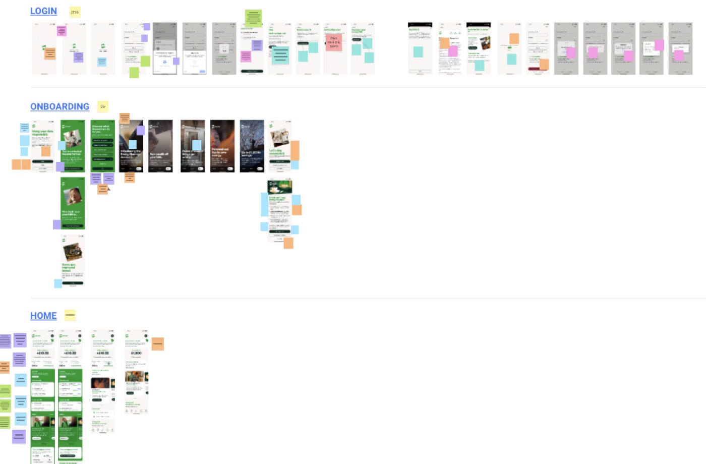 OVO app audit — screen by screen